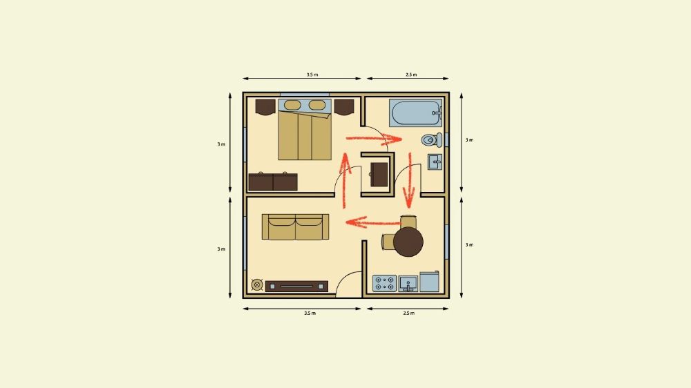 回遊式のイラスト
