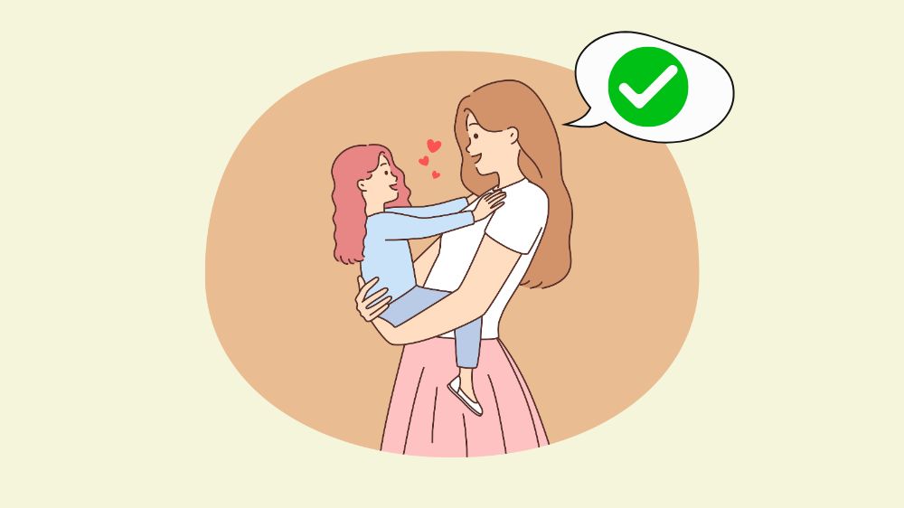 子供ができたことを伝えるお母さん